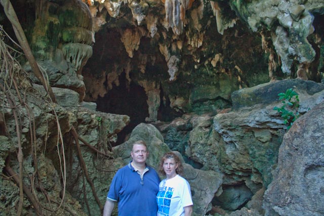 In the Century Cave on One of the Islands