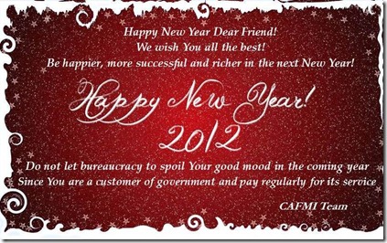 Happy New Year from CAMFI